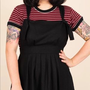 Shop Tuesday Bassen Apron Dress Black 2x